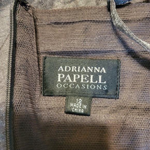 Adrianna Papell women's  Shutter-Pleated Dress + Jacket size 12 - Picture 10 of 12